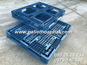 Turquoise Plastic Pallet 1100x1100x140mm